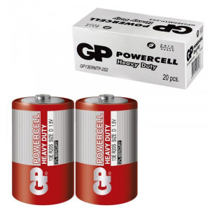 PİL D BÜYÜK BOY (20 ADET) POWERCELL GP-13RMTP