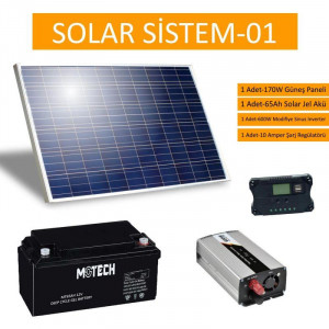 GÜNEŞ ENERJİ PANELİ SOLAR PAKET 01