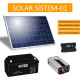 GÜNEŞ ENERJİ PANELİ SOLAR PAKET 01