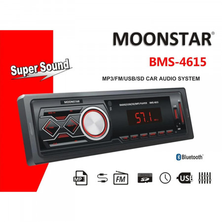 OTO TEYP USB/SD/FM/AUX/MP3 BLUETOOTH 4X50W MOONSTAR BMS-4615